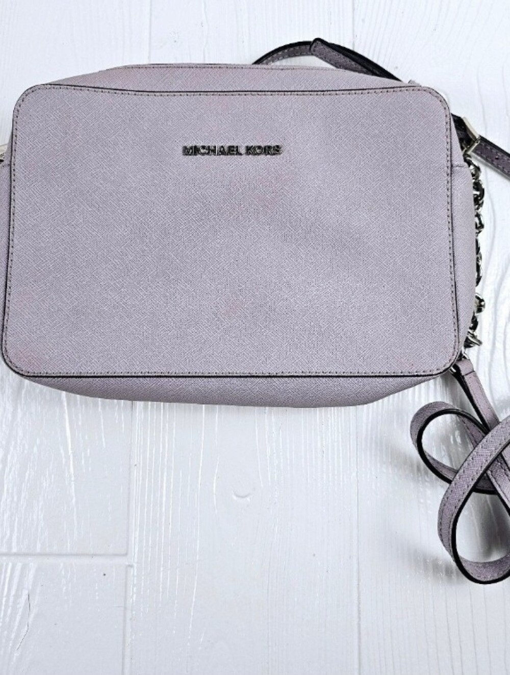 Michael Kors Large Jet Set Saffiano Crossbody